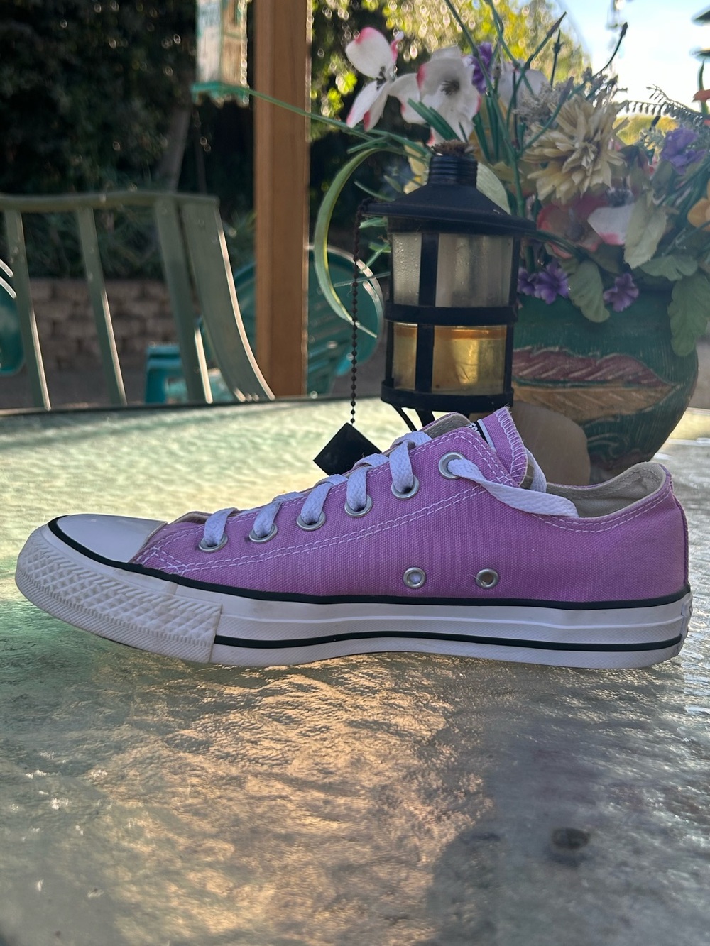 Converse Chuck Taylor All Star Fuchsia Glow Low Top Sneakers Women’s 8 - Picture 3 of 11